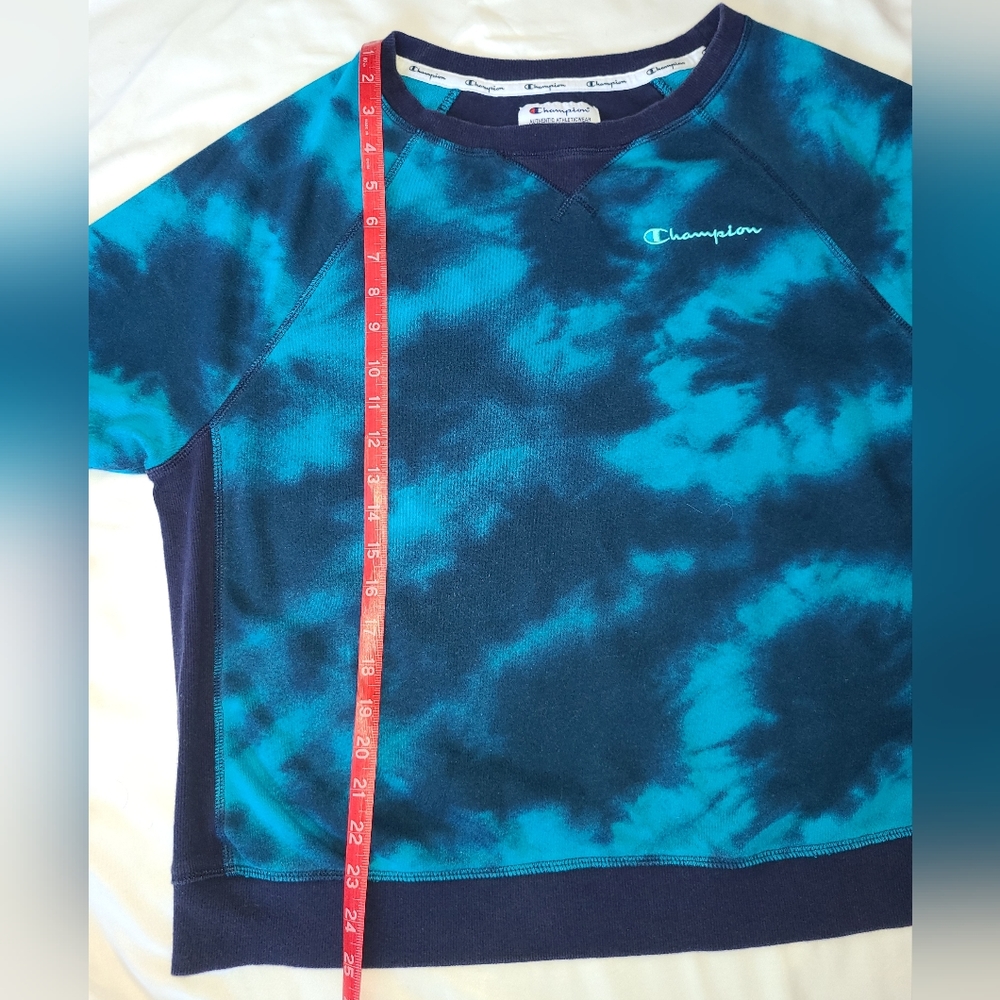 Champion Crew Neck Tie-dye Sweatshirt - Picture 3 of 6